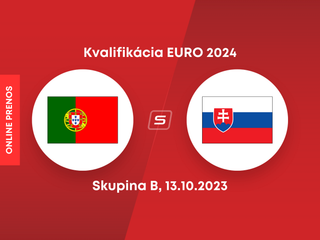 Portugalsko - Slovensko: ONLINE prenos zo zápasu skupiny J v kvalifikácii EURO 2024.
