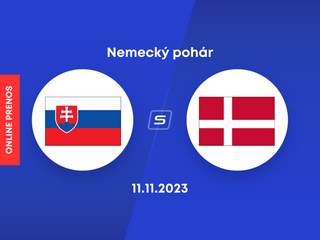 Slovensko vs. Dánsko: ONLINE prenos zo zápasu na turnaji Nemecký pohár 2023.