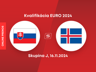 Slovensko - Island: ONLINE prenos zo zápasu skupiny J v kvalifikácii EURO 2024.