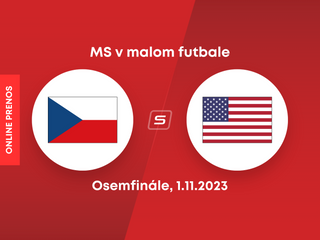 Česko - USA: ONLINE prenos z osemfinále MS v malom futbale 2023.