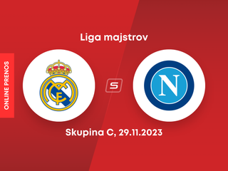 Real Madrid - SSC Neapol: ONLINE prenos zo zápasu Ligy majstrov (skupina C).