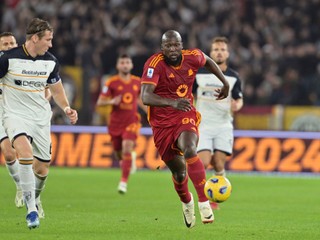 Fotka zo zápasu AS Rím - US Lecce.