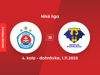 ŠK Slovan Bratislava - MFK Zemplín Michalovce: ONLINE prenos zo zápasu Niké ligy (dohrávka 4. kola).