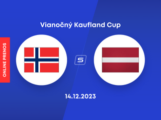 Nórsko vs. Lotyšsko: ONLINE prenos z Viaočného Kaufland Cupu 2023. 