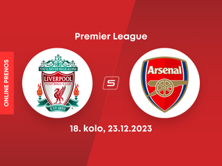 Liverpool FC - Arsenal FC: ONLINE prenos z 18. kola Premier League 2023/2024.