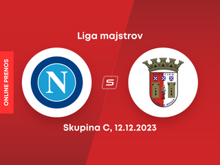 SSC Neapol - Sporting Braga: ONLINE prenos zo zápasu Ligy majstrov (skupina C).