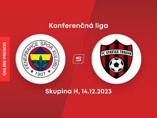 Fenerbahce Istanbul - Spartak Trnava: ONLINE prenos zo zápasu Európskej konferenčnej ligy (skupina H).