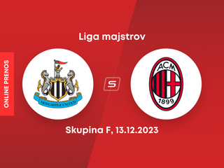 Newcastle United - AC Miláno: ONLINE prenos zo zápasu Ligy majstrov (skupina F)