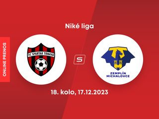 Spartak Trnava - MFK Zemplín Michalovce: ONLINE prenos zo zápasu 18. kola Niké ligy.