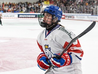 Česká hokejistka Adéla Šapovalivová.