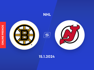 Boston Bruins - New Jersey Devils: ONLINE prenos zo zápasu NHL.