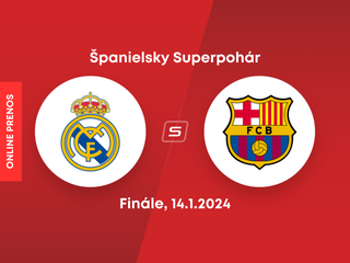 Real Madrid - FC Barcelona: ONLINE prenos z finálového zápasu španielskeho Superpohára.