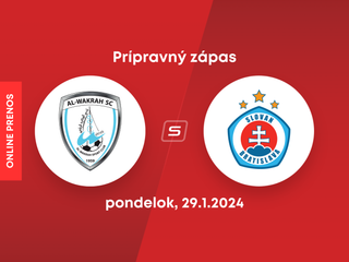 Al-Wakrah SC - ŠK Slovan Bratislava: ONLINE prenos z prípravného zápasu