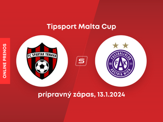 Spartak Trnava - Austria Viedeň: ONLINE prenos zo zápasu Tipsport Malta Cupu