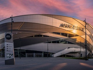 Hádzanárska aréna MVM Dome v Budapešti.