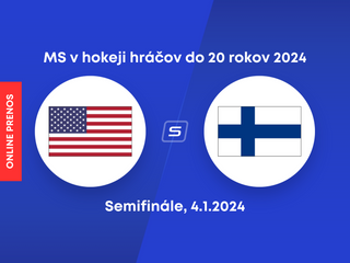 USA - Fínsko: ONLINE prenos zo semifinálového zápasu na MS v hokeji do 20 rokov 2024.
