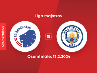 FC Kodaň - Manchester City: ONLINE prenos z osemfinále Ligy majstrov.