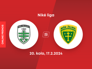MFK Skalica - MŠK Žilina: ONLINE prenos zo zápasu 20. kola Niké ligy.