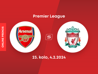 Arsenal FC - Liverpool FC: ONLINE prenos zo zápasu 23. kola Premier League.