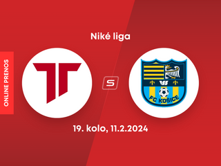 AS Trenčín - FC Košice: ONLINE prenos zo zápasu 19. kola Niké ligy.