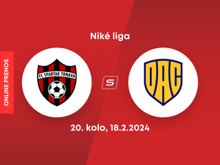 FC Spartak Trnava - DAC Dunajská Streda: ONLINE prenos zo zápasu 20. kola Niké ligy.
