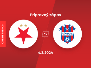 SK Slavia Praha - FC ViOn Zlaté Moravce: ONLINE prenos z prípravného zápasu.