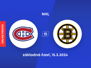 Montreal Canadiens - Boston Bruins: ONLINE prenos zo zápasu NHL.