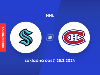 Seattle Kraken - Montreal Canadiens: ONLINE prenos zo zápasu NHL.