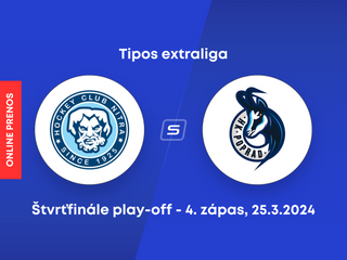 HK Nitra - HK Poprad: ONLINE prenos z 4. zápasu štvrťfinále play-off Tipos extraligy.