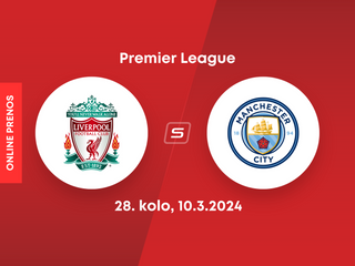 Liverpool FC - Manchester City: ONLINE prenos zo zápasu 28. kola Premier League.