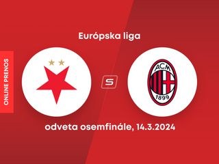 Slavia Praha - AC Miláno: ONLINE prenos z osemfinále v Európskej lige.