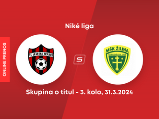 FC Spartak Trnava - MŠK Žilina: ONLINE prenos zo zápasu 3. kola skupiny o titul v Niké lige.