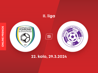 FK Pohronie - KFC Komárno: ONLINE prenos zo zápasu 22. kola II. ligy.