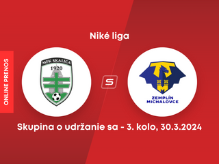 MFK Skalica - MFK Zemplín Michalovce: ONLINE prenos zo zápasu 3. kola skupiny o udržanie sa v Niké lige.