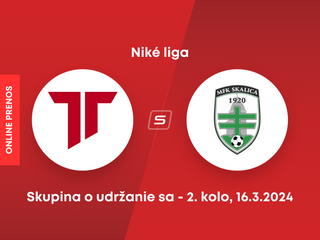 AS Trenčín - MFK Skalica: ONLINE prenos zo zápasu 2. kola skupiny o udržanie sa v Niké lige.