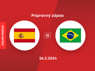 Španielsko - Brazília: ONLINE prenos z prípravného zápasu.