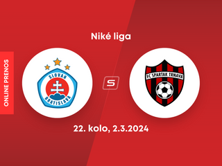 ŠK Slovan Bratislava - FC Spartak Trnava: ONLINE prenos zo zápasu 22. kola Niké ligy.