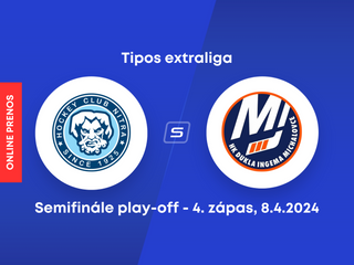 HK Nitra - HK Dukla Ingema Michalovce: ONLINE prenos zo 4. zápasu semifinále play-off Tipos extraligy.