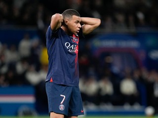 Kylian Mbappé v drese Paríž St. Germain.