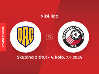 DAC Dunajská Streda - FK Železiarne Podbrezová: ONLINE prenos zo zápasu 4. kola skupiny o titul v Niké lige.