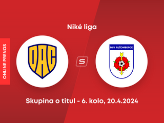 DAC Dunajská Streda - MFK Ružomberok: ONLINE prenos zo zápasu 6. kola skupiny o titul Niké ligy.