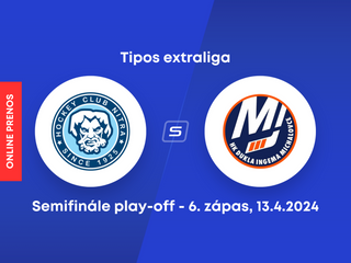 HK Nitra - HK Dukla Ingema Michalovce: ONLINE prenos zo 6. zápasu semifinále play-off Tipos extraligy.