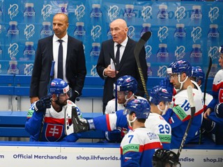 Slovenskí hokejisti na MS v hokeji 2024.