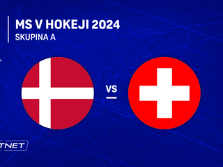 Dánsko - Švajčiarsko: ONLINE prenos zo zápasu skupiny A na MS v hokeji 2024 v Česku.