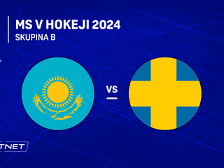 Kazachstan - Švédsko: ONLINE prenos zo zápasu skupiny B na MS v hokeji 2024 v Česku.