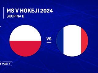 Poľsko - Francúzsko: ONLINE prenos zo zápasu skupiny A na MS v hokeji 2024 v Česku.