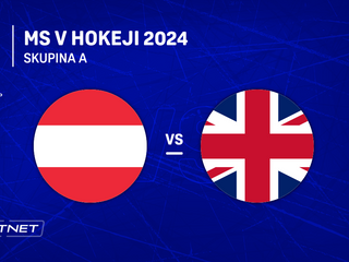 Rakúsko - Veľká Británia: ONLINE prenos zo zápasu skupiny A na MS v hokeji 2024 v Česku.