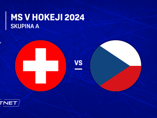 Švajčiarsko - Česko: ONLINE prenos zo zápasu skupiny A na MS v hokeji 2024 v Česku.