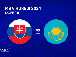 Slovensko - Kazachstan: ONLINE prenos z druhého zápasu slovenských hokejistov na MS v hokeji 2024 v Česku.