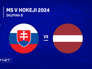 Slovensko - Lotyšsko: ONLINE prenos zo šiesteho zápasu slovenských hokejistov na MS v hokeji 2024 v Česku.